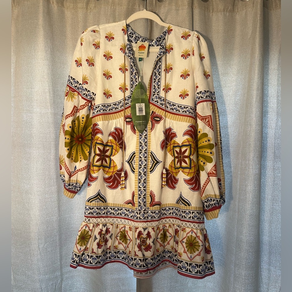 FARM Rio Multicolor Long Sleeve Dress - Picture 4 of 8